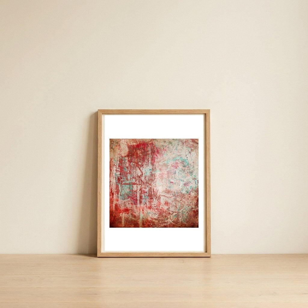 Careless — framed, leaning against the wall