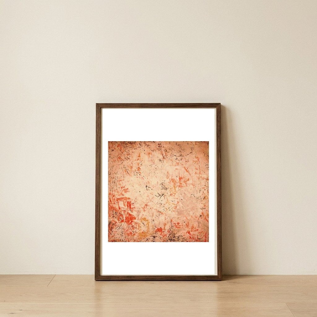 Detachment — framed, leaning against the wall