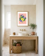 Purple butterflies framed in a breezy room thumbnail
