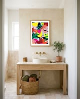Abstract tropical framed in a breezy room thumbnail