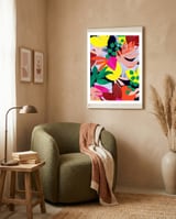 Abstract tropical framed in a tender room thumbnail