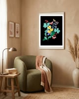 Butterflies framed in a tender room thumbnail