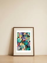 Tropical — framed, leaning against the wall thumbnail