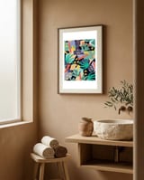 Tropical framed in a serene room thumbnail