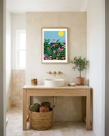 Garden framed in a breezy room thumbnail