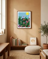 Garden framed in a gentle room thumbnail