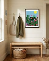 Garden framed in a relaxed room thumbnail