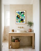 Abstract Leaves framed in a breezy room thumbnail