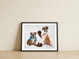 Raging (Wordless) — framed, leaning against the wall thumbnail