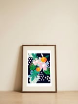 Orange tropical — framed, leaning against the wall thumbnail