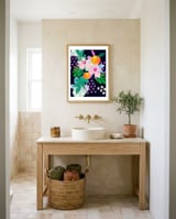 Orange tropical framed in a breezy room thumbnail