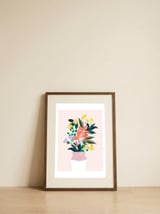 Spring flower — framed, leaning against the wall thumbnail