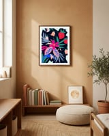 Strawberry fields framed in a gentle room thumbnail
