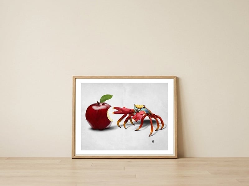 Core (Wordless) — framed, leaning against the wall