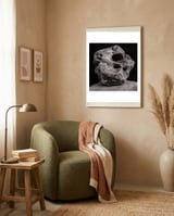 Faceted Rock  framed in a tender room thumbnail