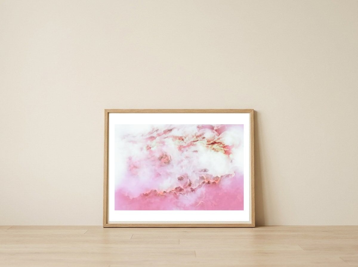 Dreaming of Roses — framed, leaning against the wall