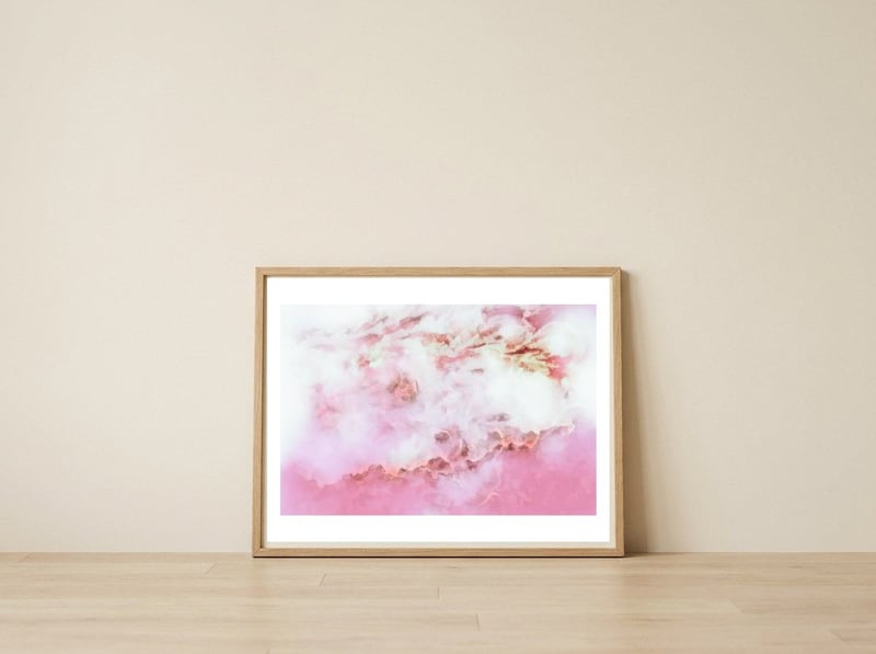 Dreaming of Roses — framed, leaning against the wall