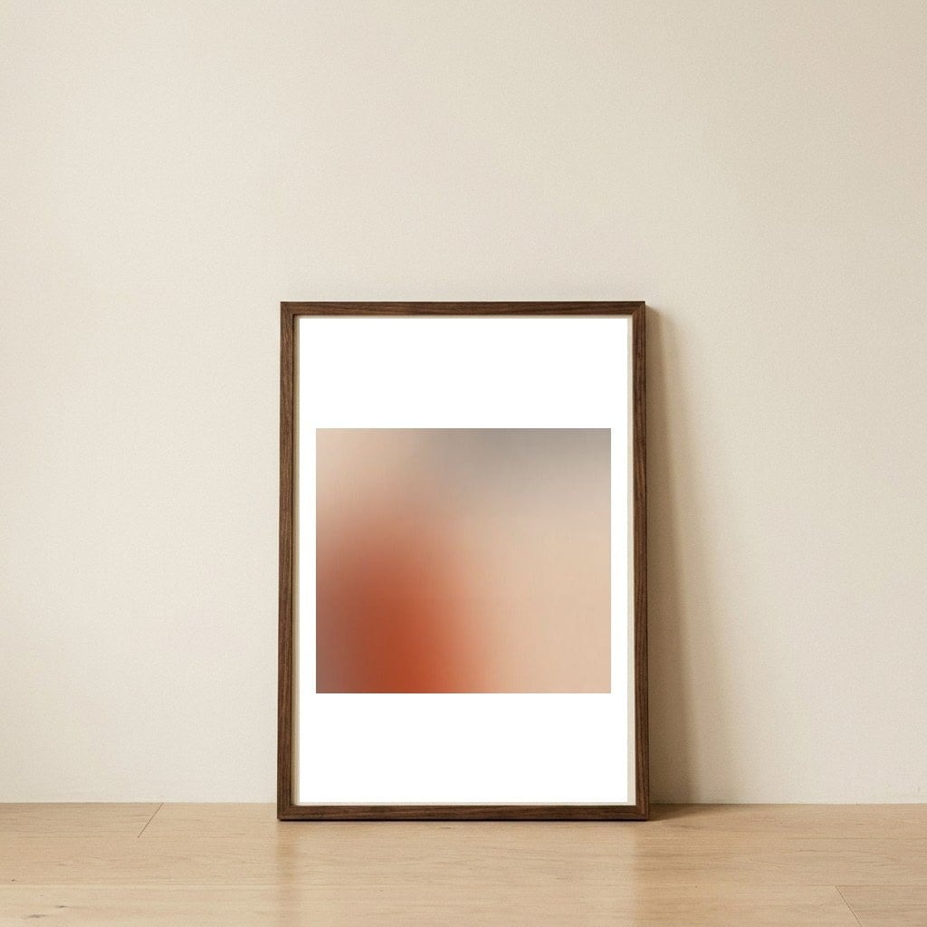 Out Focus 5 B — framed, leaning against the wall
