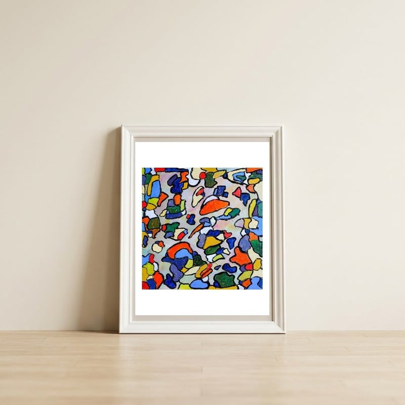 Seeing Things — framed, leaning against the wall