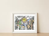 Cariri Copia — framed, leaning against the wall thumbnail