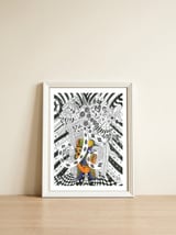 Magic Hinterland — framed, leaning against the wall thumbnail