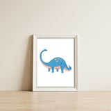 Brontosaurus — framed, leaning against the wall thumbnail