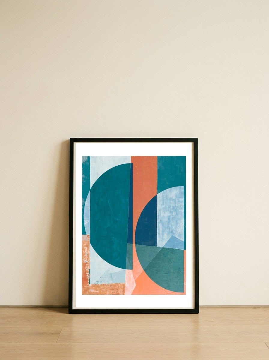 Partition — framed, leaning against the wall