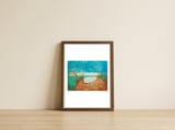 Submerged Past — framed, leaning against the wall thumbnail