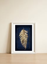 Golden Fern — framed, leaning against the wall thumbnail