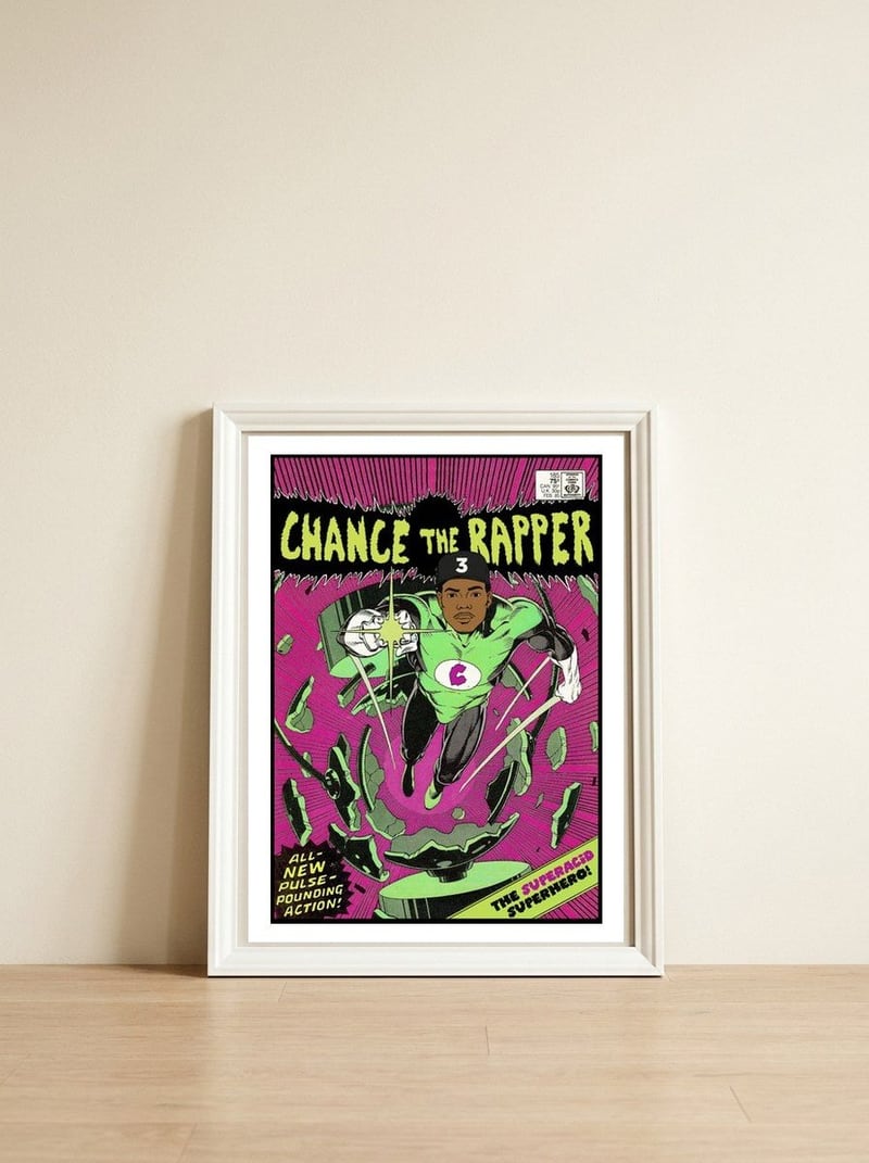 Dangerous Chance — framed, leaning against the wall