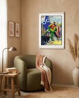 Dangerous Ocean framed in a tender room thumbnail