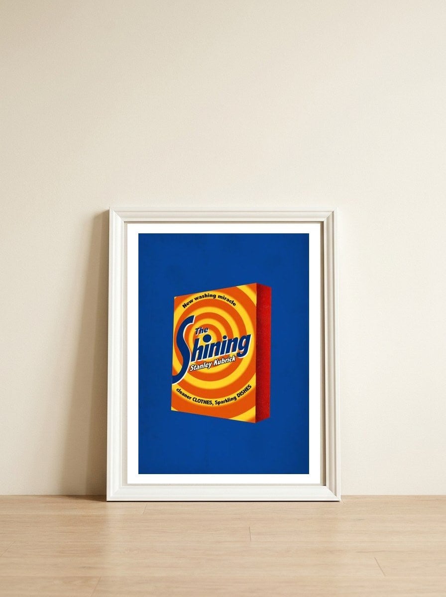 Shining Shot — framed, leaning against the wall