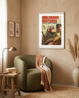 Inglorious Basterds framed in a tender room thumbnail