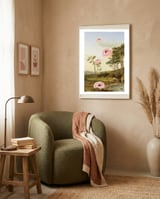 Cloudy With A Chance Of Donuts framed in a tender room thumbnail