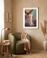 Goddess Of Rollerskates framed in a tender room thumbnail