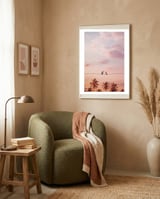 Hummingbirds In Love framed in a tender room thumbnail