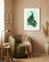 Monstera Bird framed in a tender room thumbnail
