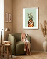 Pineapple Owl framed in a tender room thumbnail