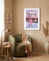 Pool Party framed in a tender room thumbnail