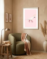 Rollerskating Cockatoo framed in a tender room thumbnail