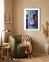 Starry Night Girl framed in a tender room thumbnail