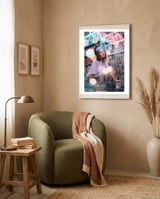 The Girl At The Video Store framed in a tender room thumbnail