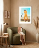 The Girl In Yellow Joggers framed in a tender room thumbnail