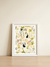 Black Rabbits — framed, leaning against the wall thumbnail