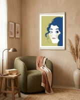 Eyes framed in a tender room thumbnail