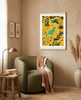 Lizard framed in a tender room thumbnail