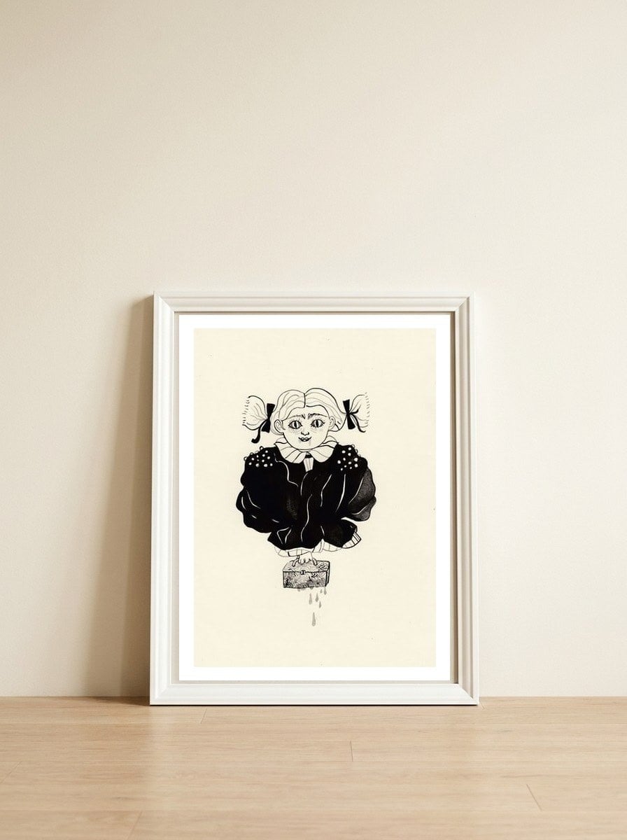Tasty — framed, leaning against the wall