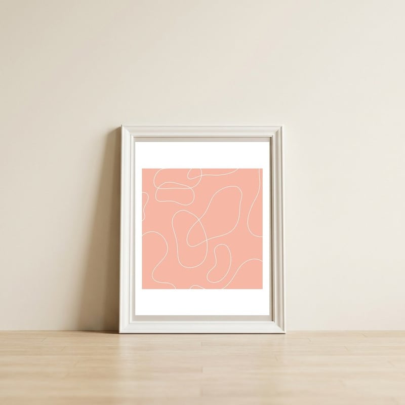 Nina 2 — framed, leaning against the wall