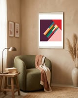 Meridian Purple framed in a tender room thumbnail