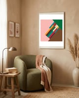 Meridian Pink framed in a tender room thumbnail